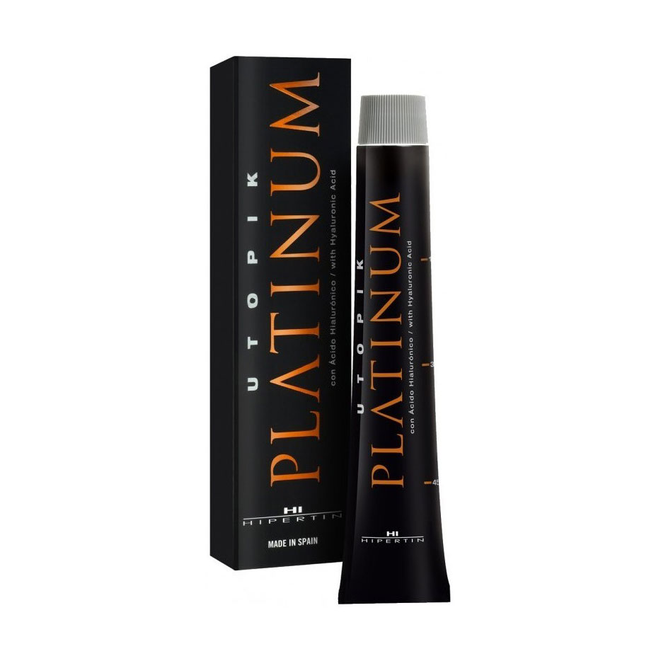 Перманентна фарба для волосся Hipertin Utopik Platinum з гіалуроновою кислотою, 6.77 Intense Sandy Dark Blonde, 60 мл